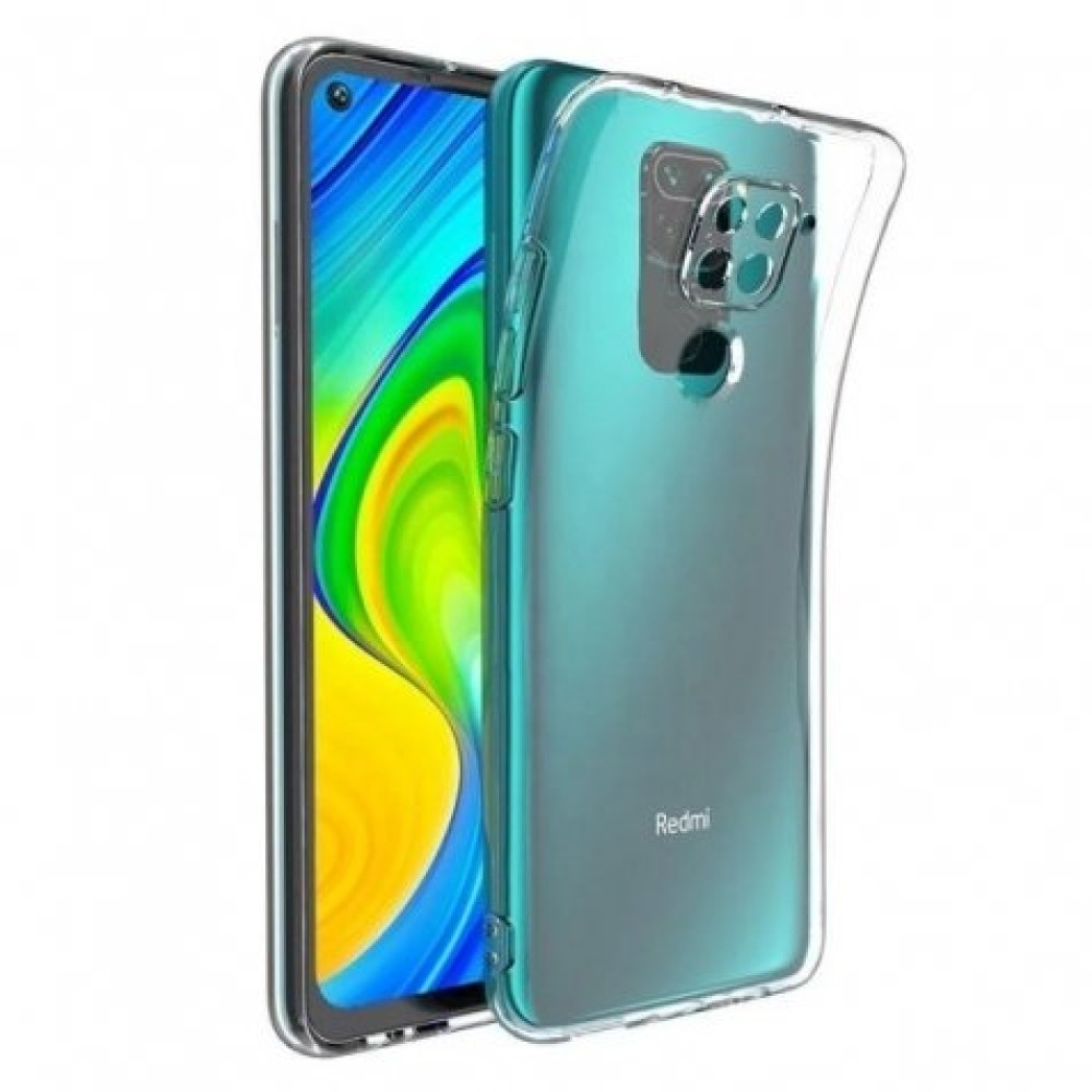 Θήκη TPU Σιλικόνης 1mm για Xiaomi Redmi Note 9 - Διάφανη