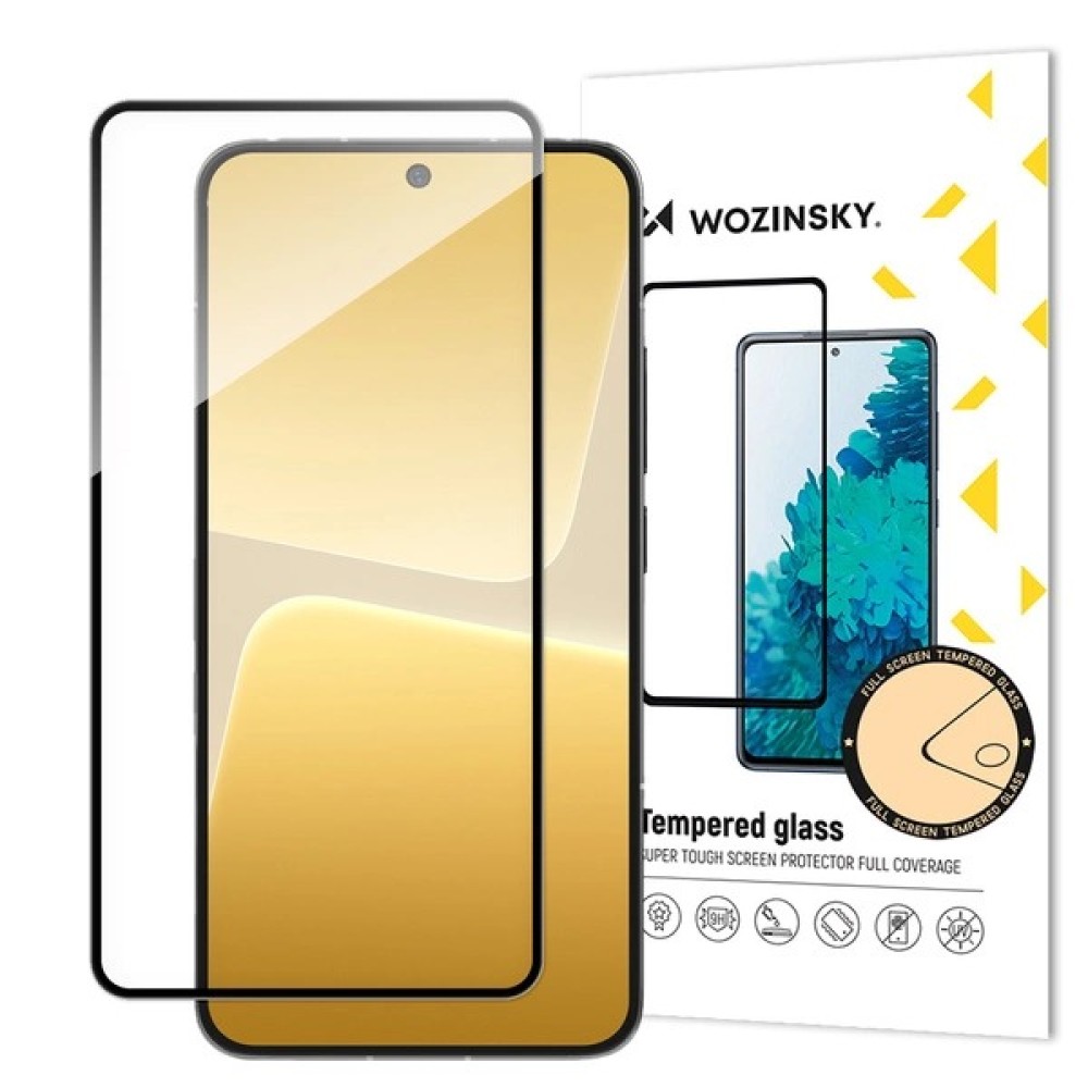 Τζαμάκι Προστασίας Wozinsky FULL GLUE για Xiaomi 13 - Μαύρο Πλαίσιο