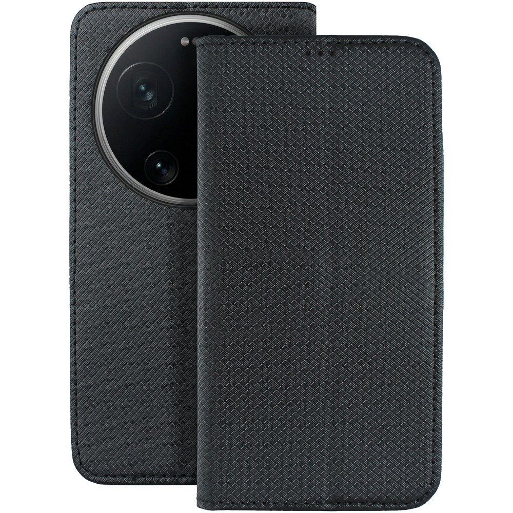 Υφασμάτινη Μαγνητική Θήκη Book Style για Xiaomi 17 Ultra - Μαύρο