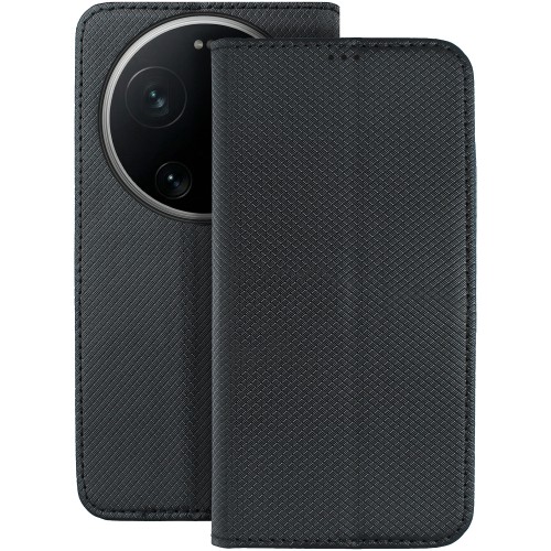 Υφασμάτινη Μαγνητική Θήκη Book Style για Xiaomi 17 Ultra - Μαύρο