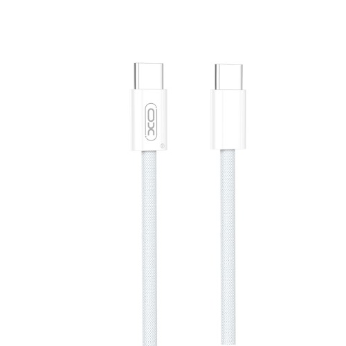 Υφασμάτινο XO Καλώδιο Type-C σε Type-C USB-C 60w 3μ. - Γκρι