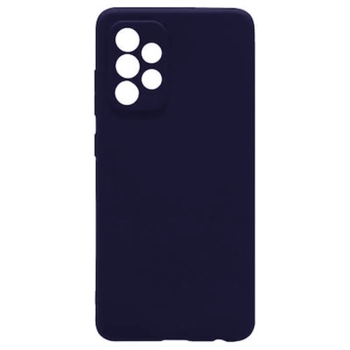Θήκη TPU Σιλικόνης με Υφασμάτινη Επένδυση για Samsung Galaxy A52 / A52s - Μπλε