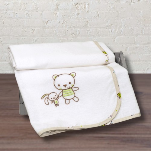 Πάνα Φανελλένια 100% Βαμβάκι 80x80cm 200 γρ/τμ Design 213 Oliver Baby