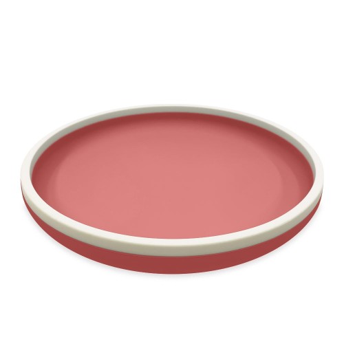 Πιάτο Σιλικόνης 18 cm - Ροζ - Smikkels
