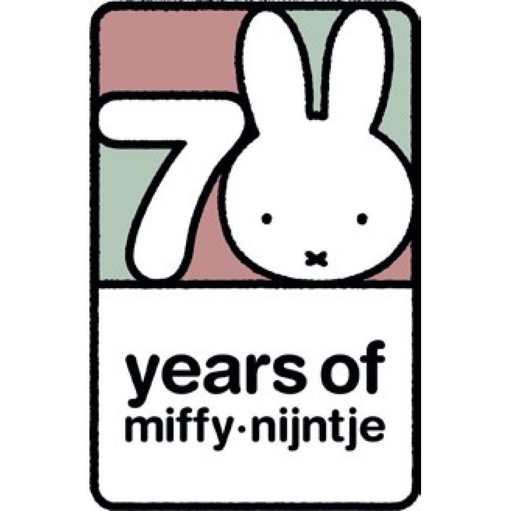 Λούτρινο Από Βελουτέ Ύφασμα 30cm Πράσινο Miffy Flowers