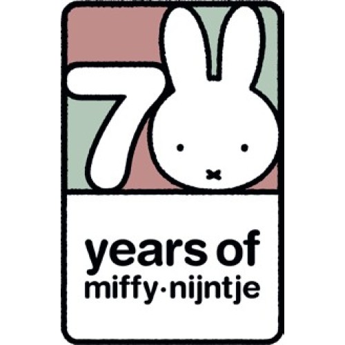 Λούτρινο Από Βελουτέ Ύφασμα 30cm Πράσινο Miffy Flowers