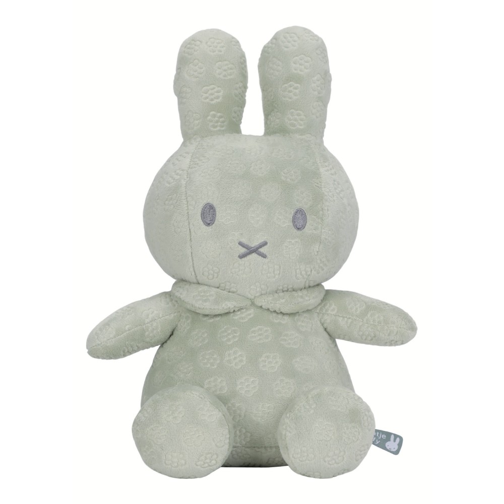 Λούτρινο Από Βελουτέ Ύφασμα 30cm Πράσινο Miffy Flowers