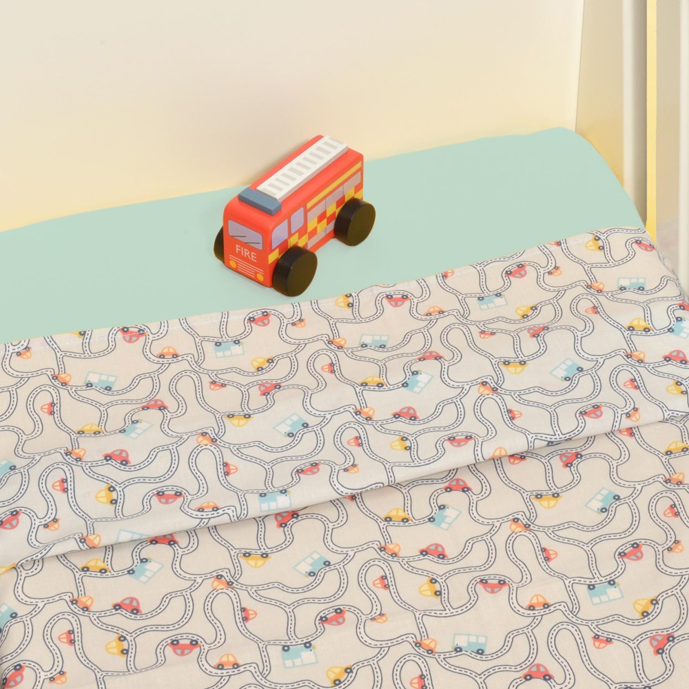 Σεντόνια Λίκνου Σετ 2 τεμ. 80x100 cm 100% Βαμβάκι Design 214 Oliver Baby
