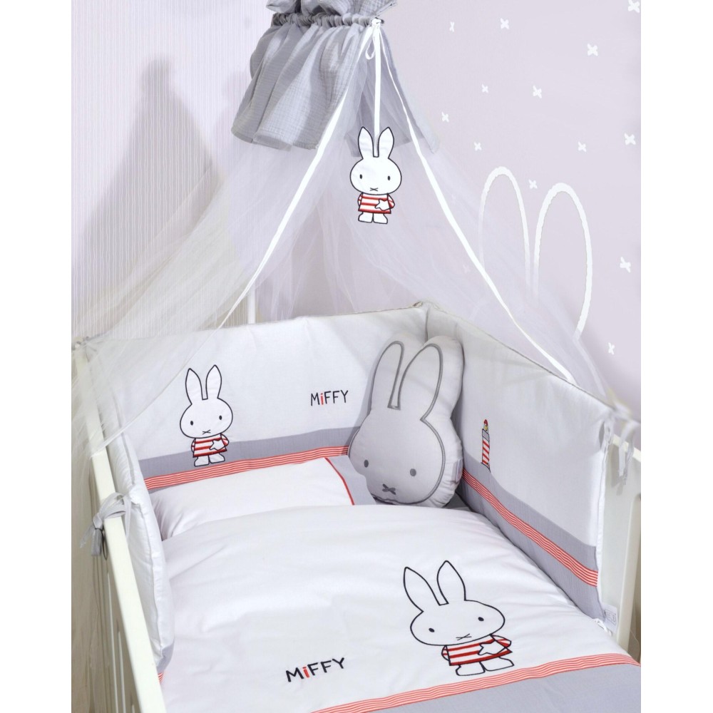 Σετ Προίκας 9 Τεμαχίων Γκρι Design 65 Miffy