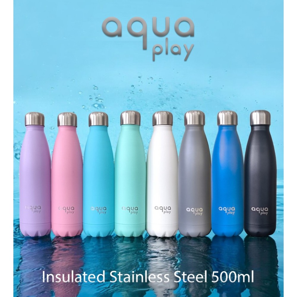 Μπουκάλι Θερμός 500 ml AquaPlay Μαύρο