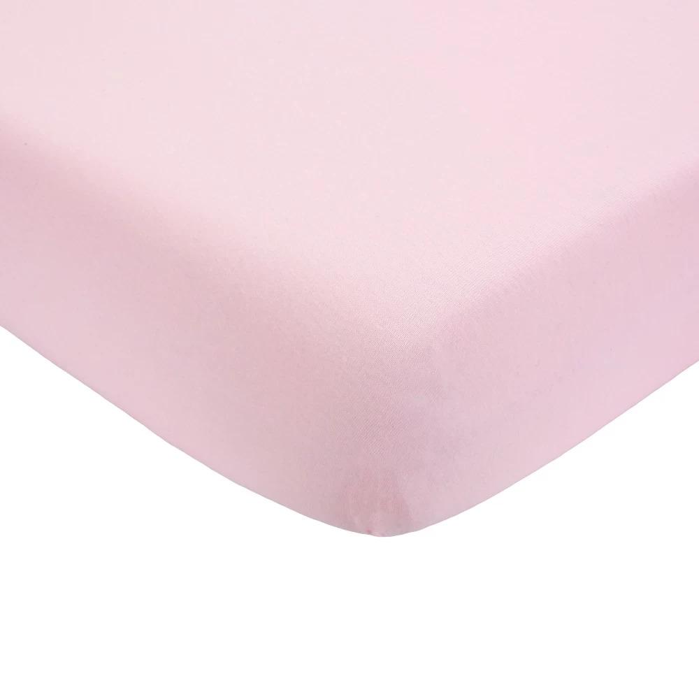 Κατωσέντονο Με Λάστιχο Μακώ Jersey Ροζ 70x140cm Trois Kilos Sept