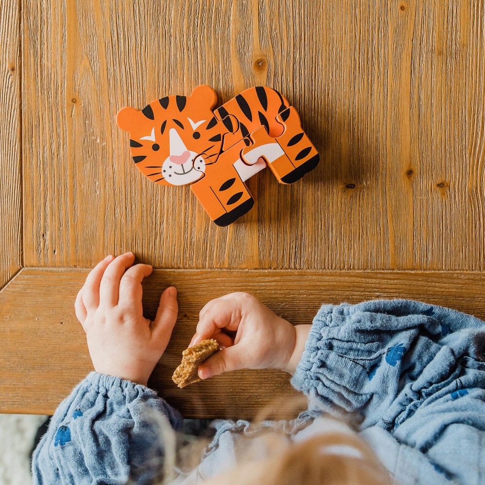 Μικρό Παζλ Τιγράκι Animals Orange Tree Toys
