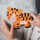 Μικρό Παζλ Τιγράκι Animals Orange Tree Toys