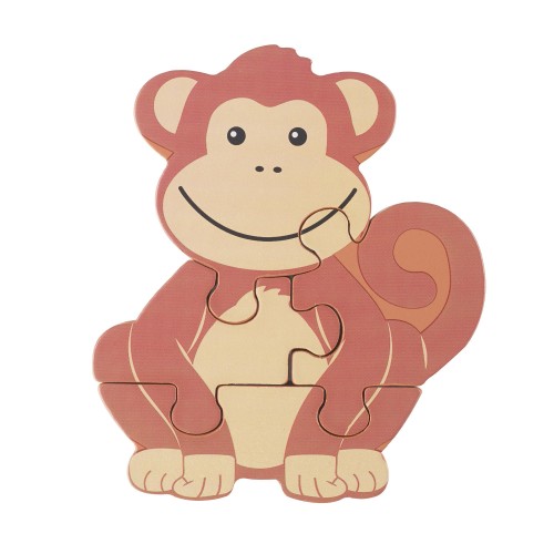 Μικρό Παζλ Μαϊμουδάκι Animals Orange Tree Toys