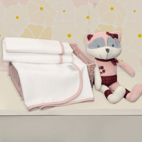 Πάνα Φανελλένια 80x80 cm με Ρέλι 200 γρμ/τμ - Design 312 - Oliver Baby