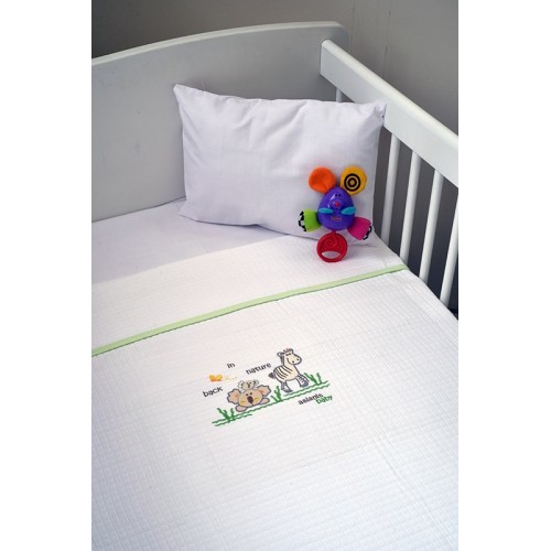 Κουβέρτα Πικέ Αγκαλιάς 80x100cm Design 504 Aslanis Baby