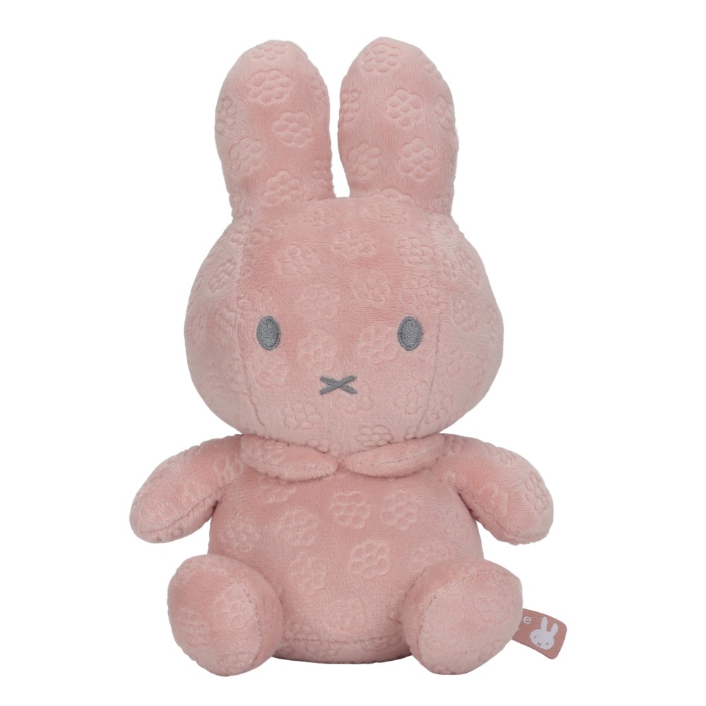 Λούτρινο Aπό Bελουτέ Ύφασμα 20cm Ροζ Miffy Flowers