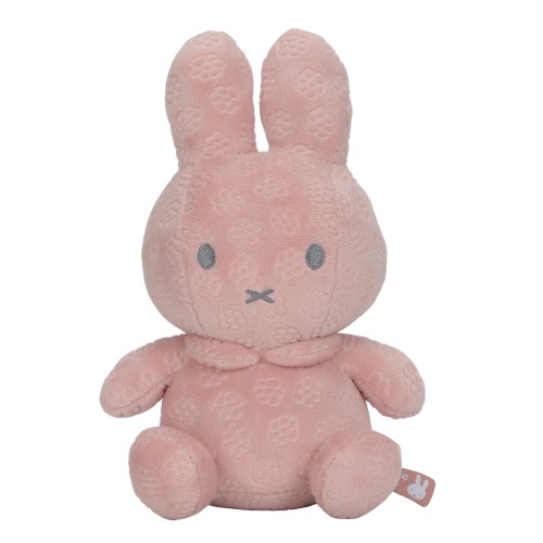 Λούτρινο Aπό Bελουτέ Ύφασμα 20cm Ροζ Miffy Flowers