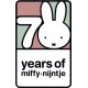 Λούτρινο Aπό Bελουτέ Ύφασμα 20cm Ροζ Miffy Flowers