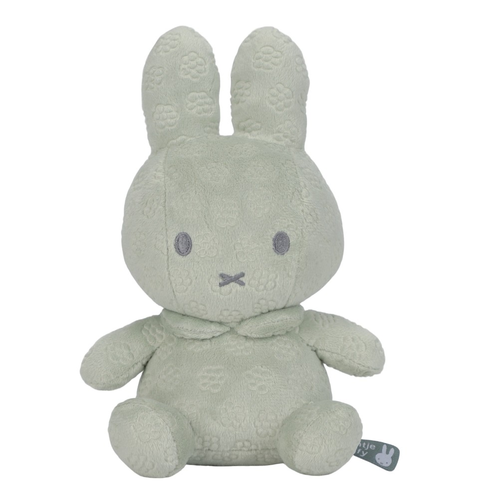 Λούτρινο Aπό Bελουτέ Ύφασμα 20cm Πράσινο Miffy Flowers