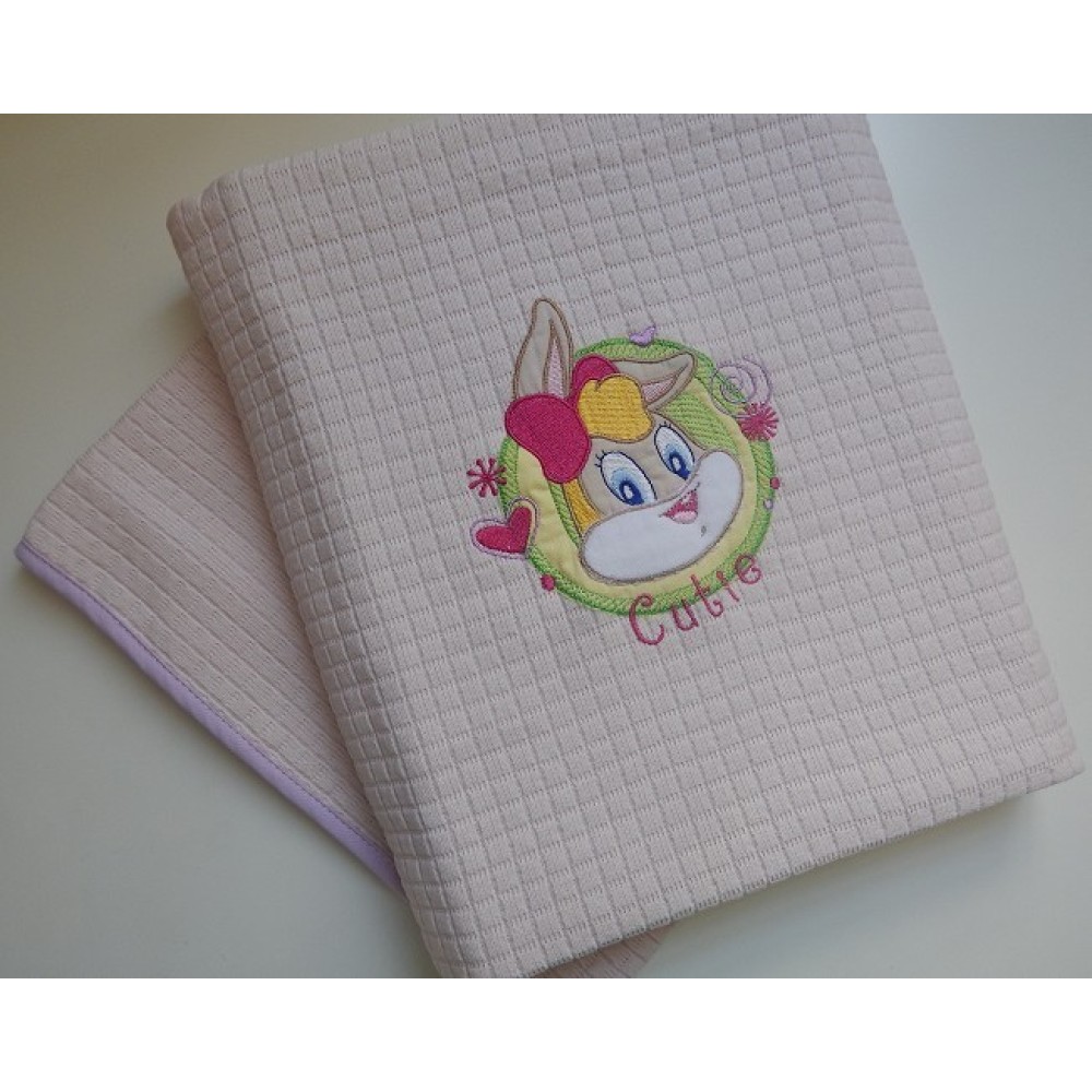 Κουβέρτα Πικέ Αγκαλιάς Baby Looney Tunes Design 32a