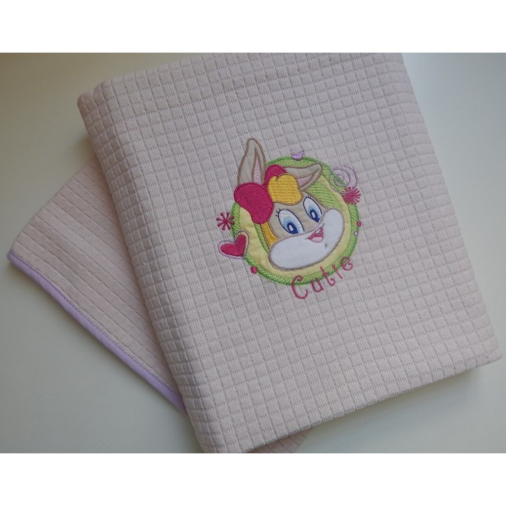 Κουβέρτα Πικέ Αγκαλιάς Baby Looney Tunes Design 32a