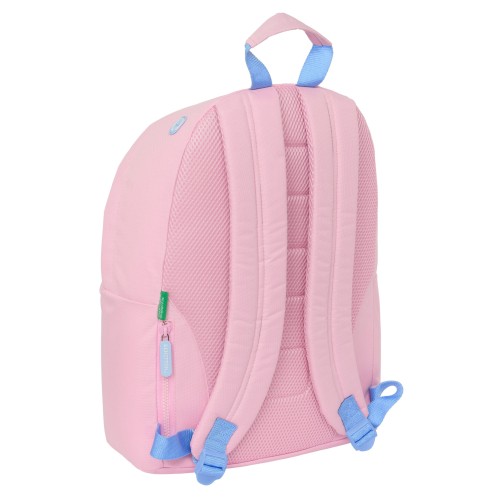 Σχολικό Σακίδιο Pink με Θήκη για Λάπτοπ - BENETTON