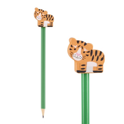 Μολύβι Τίγρης Jungle Animals Orange Tree Toys