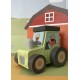 Τρακτέρ Push & Pull Farmyard Orange Tree Toys
