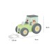 Τρακτέρ Push & Pull Farmyard Orange Tree Toys