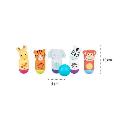 Μπόουλινγκ Jungle Animals - Orange Tree Toys
