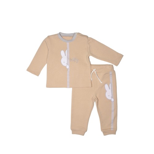 Σετ Φόρμας 2τ Μπεζ 6 Mηνών 68cm Design 64 Miffy