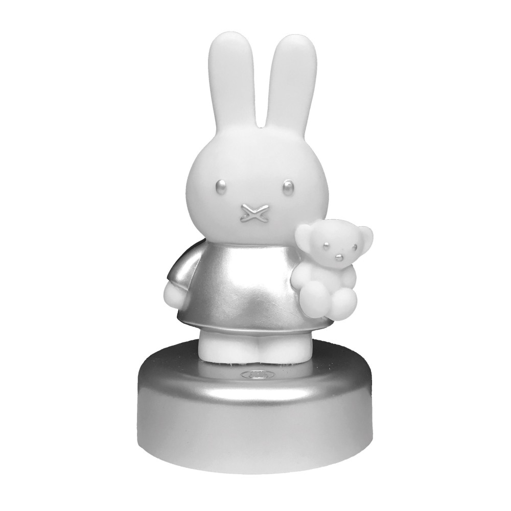 Miffy Φωτάκι Νυκτός LED Με Χρονοδιακόπτη Ασημί