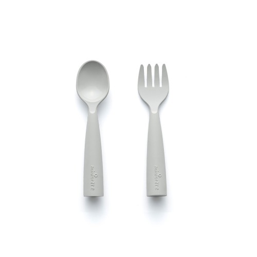 Miniware Des.15 Πιρούνι & Κουτάλι PLA Γκρι-13,5cm