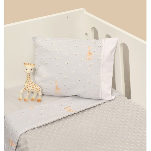 Κουβέρτα Κούνιας Διπλής Όψης Minky Design 505 Sophie La Girafe
