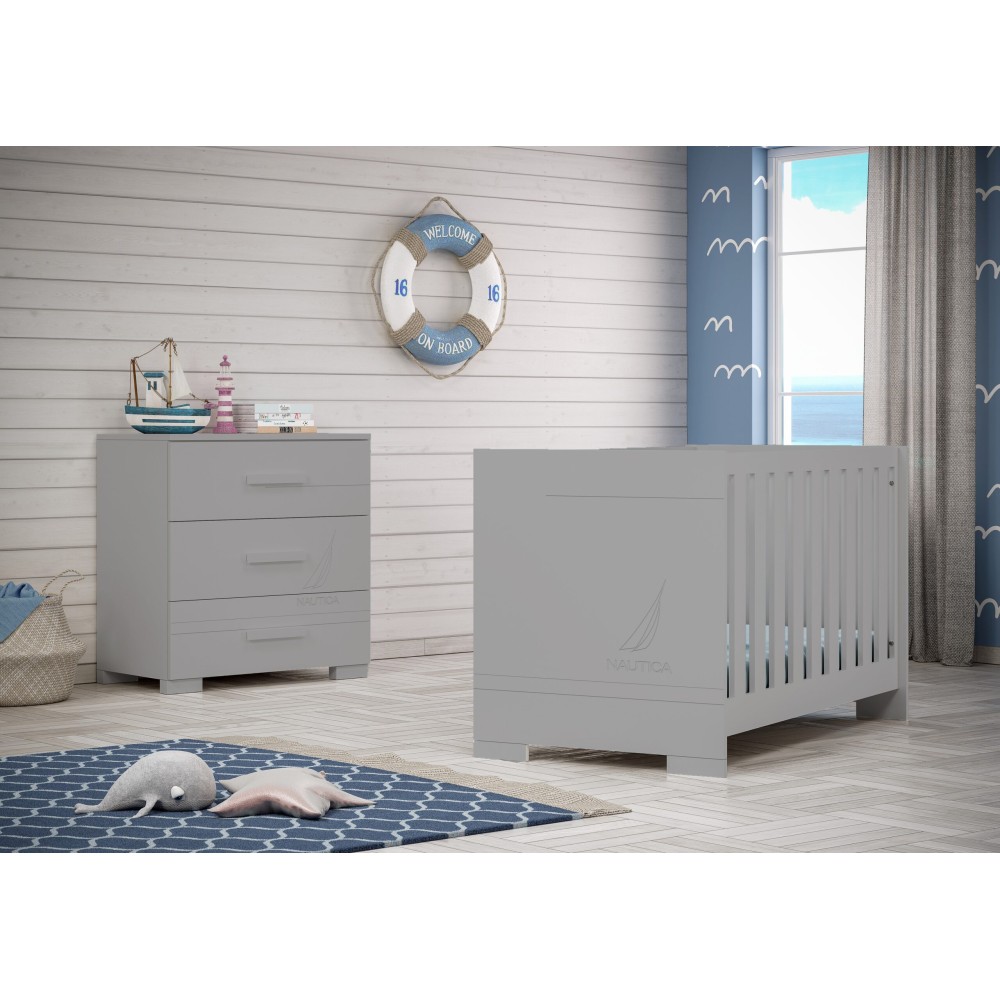 Βρεφικό Κρεβάτι Coastal Γκρι - Design 15
