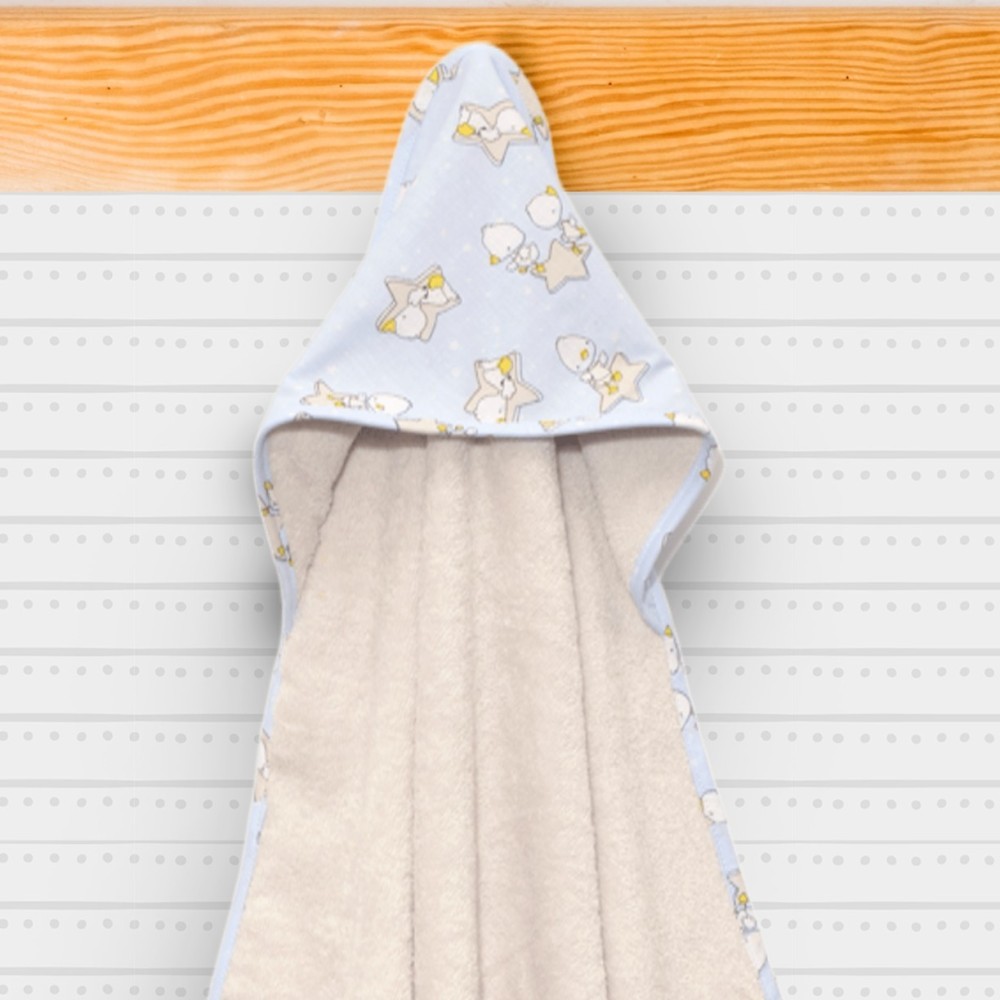 Μπουρνούζι Κάπα 75x75cm 100% Βαμβάκι 450 γρμ/τμ Design 211 Oliver Baby