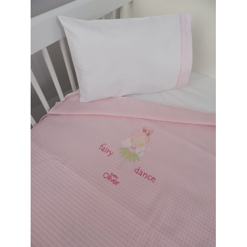 Κουβέρτα Πικέ Αγκαλιάς 80x100cm Design 307 Oliver Baby