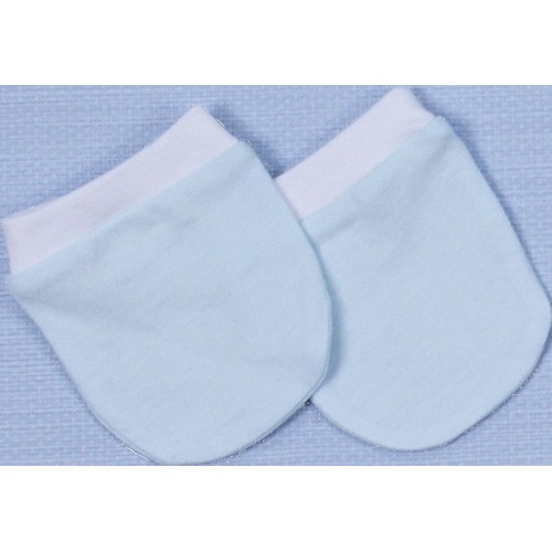 Γαντάκια Γαλάζιο-Λευκό Design 11 Oliver Baby