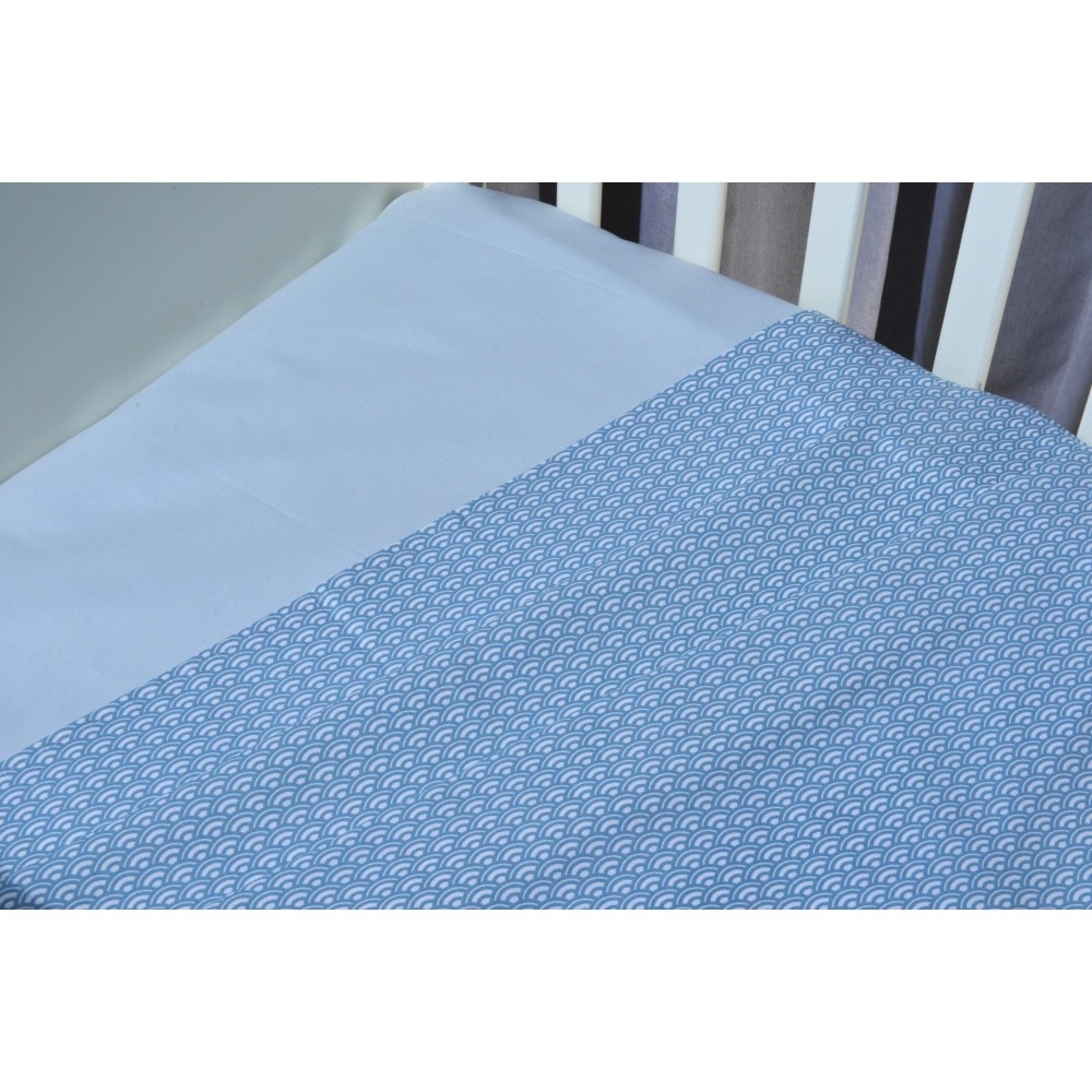 Σετ 2 Σεντόνια Λίκνου 75x110cm 100% Βαμβάκι Des. 146 Oliver Baby