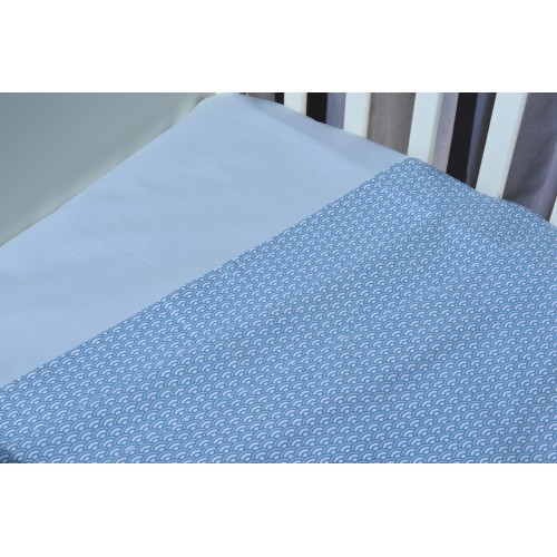 Σετ 2 Σεντόνια Λίκνου 75x110cm 100% Βαμβάκι Des. 146 Oliver Baby