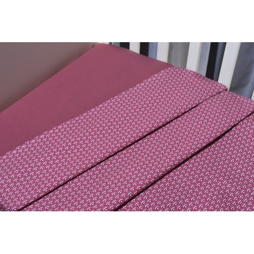 Σετ 2 Σεντόνια Λίκνου 75x110cm 100% Βαμβάκι Des. 147 Oliver Baby