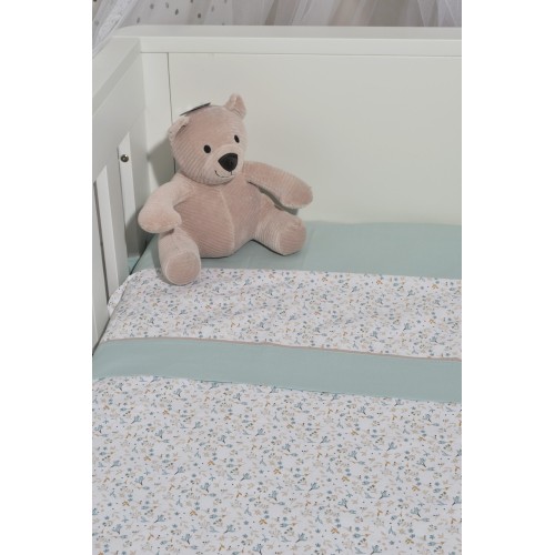 Σεντόνια Λίκνου Σετ 2τεμ. 75x110 cm 100% Βαμβάκι Design 403 Oliver Baby