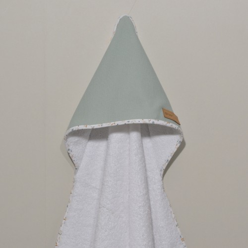 Μπουρνούζι Κάπα 75x75cm 100% Βαμβάκι 450 γρμ/τμ Design 403 Oliver Baby