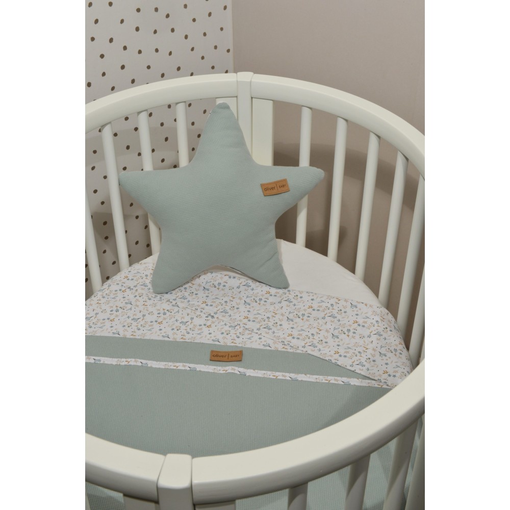 Καλοκαιρινή Κουβέρτα Διπλής Όψης 75x95cm Design 403 Oliver Baby