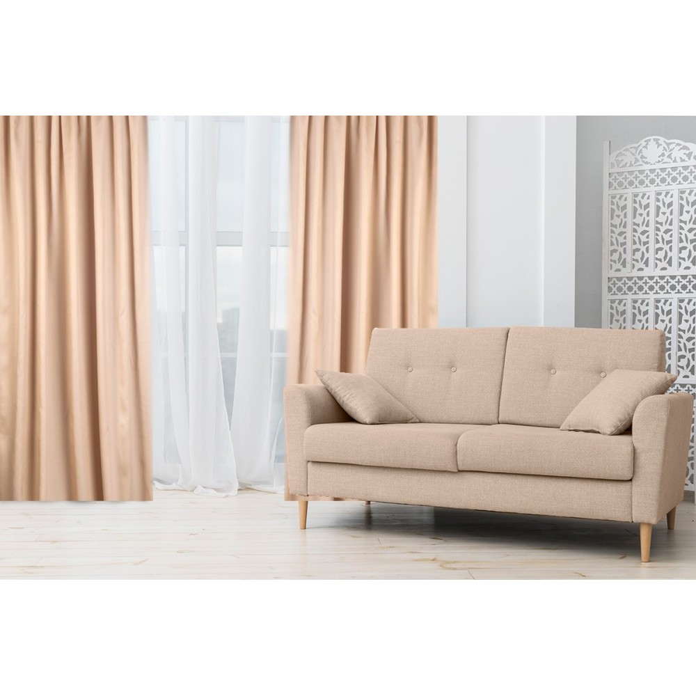 Κουρτίνα Ζακάρ (1φύλλο) 145x270 Omega Home Design 206