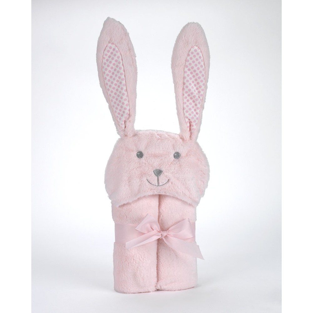 Κουβέρτα Pompon Rabbit 75Χ95cm Ροζ MORA
