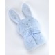Κουβέρτα Pompon Rabbit 75Χ95cm Γαλάζιο MORA