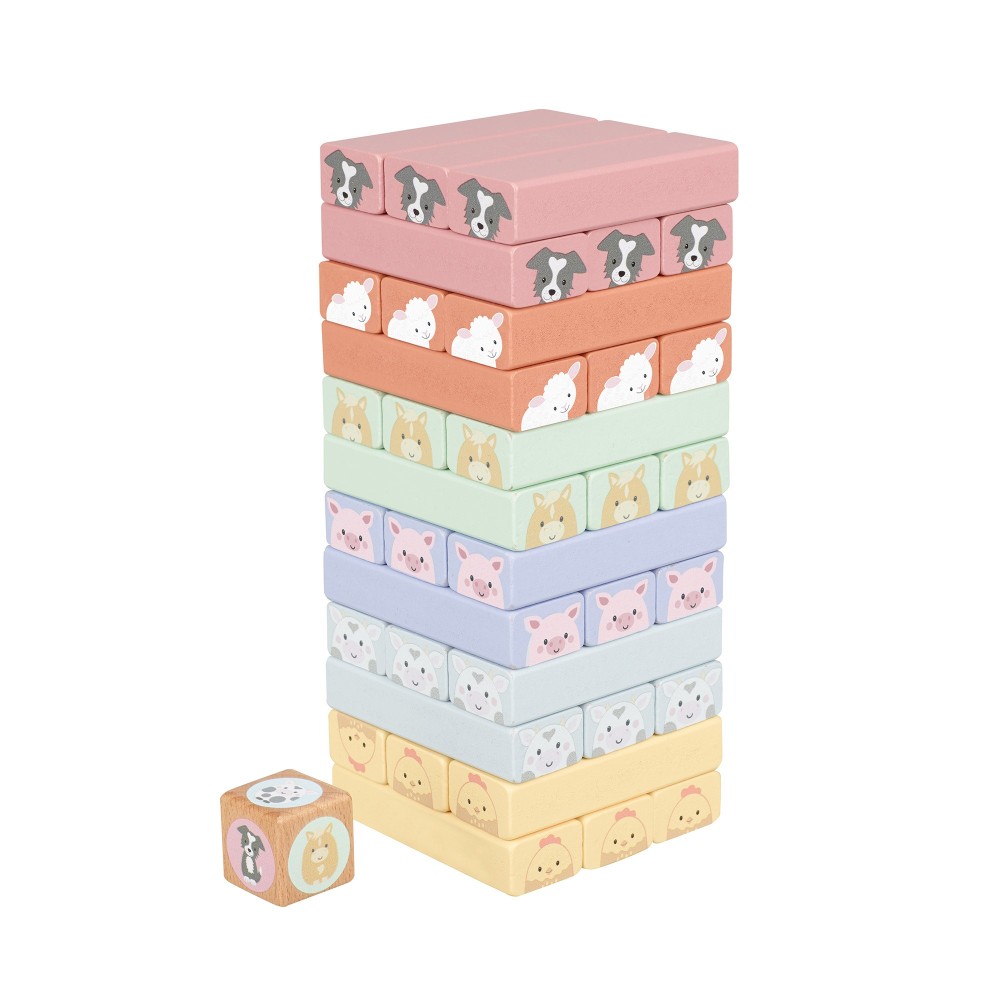 Πύργος Ισορροπίας Farmyard Orange Tree Toys (FSC®)
