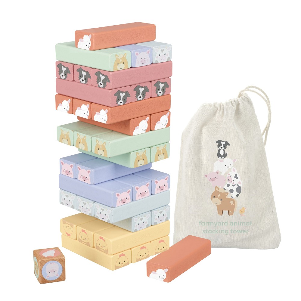 Πύργος Ισορροπίας Farmyard Orange Tree Toys (FSC®)